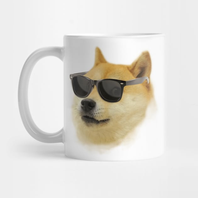 Sunglasses Shiba. by MysticTimeline